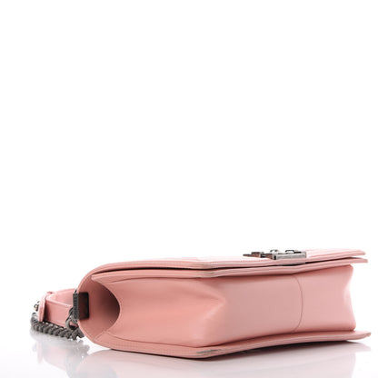 Chanel Lambskin Quilted Medium Boy Flap Light Pink 4 of 15