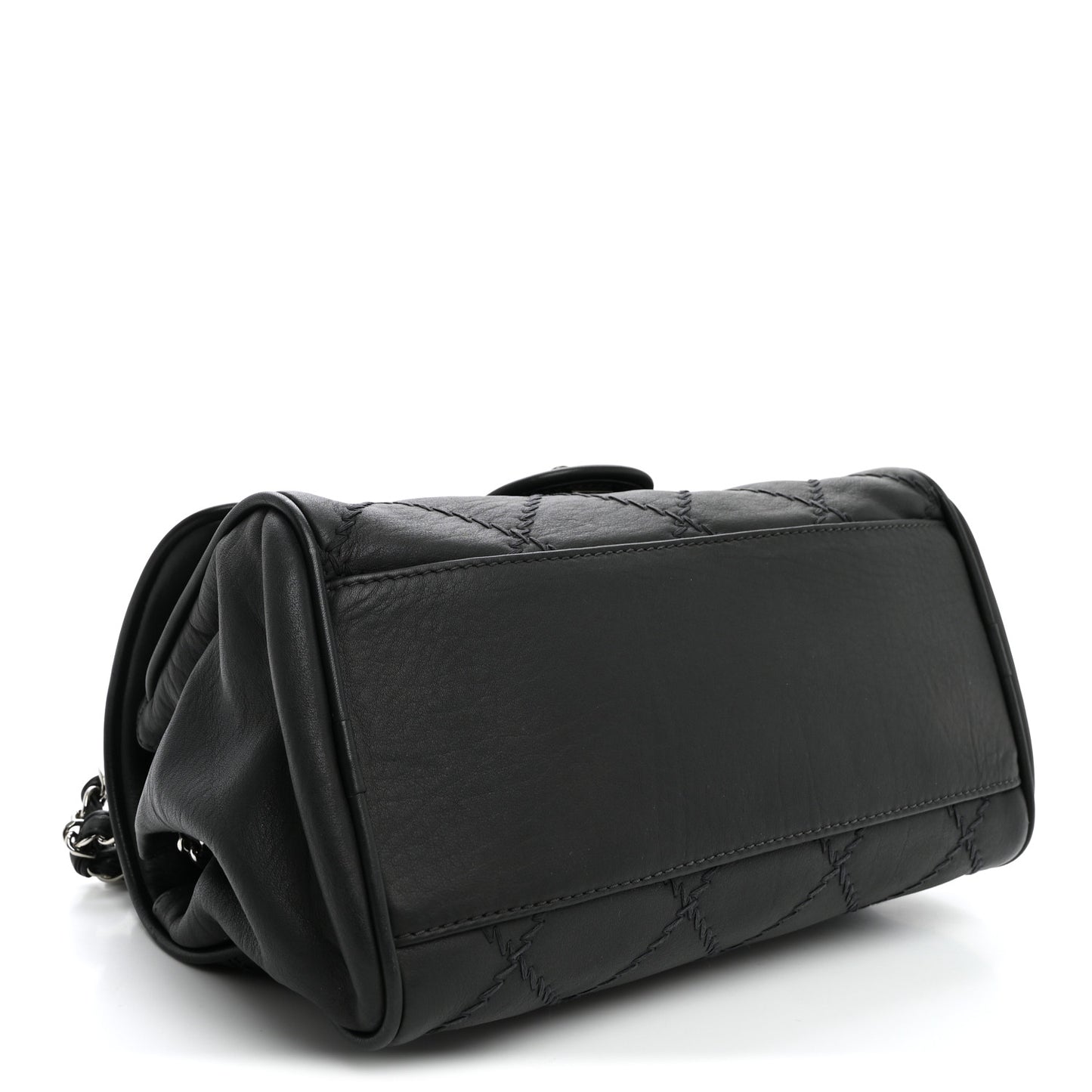 Calfskin Ultimate Stitch Flap Gray