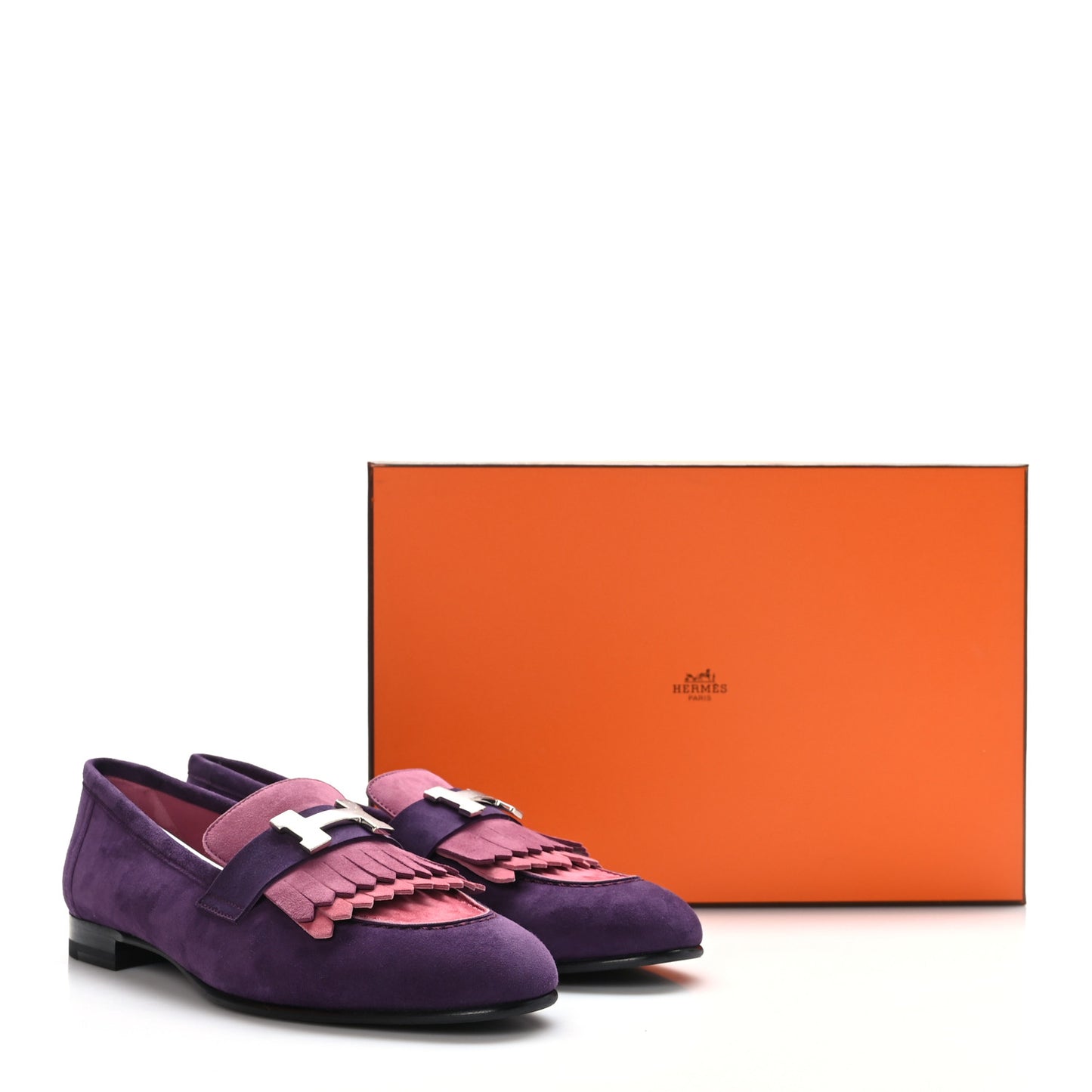 Suede Goatskin Womens Royal Loafers 37 Violet Oaxaca