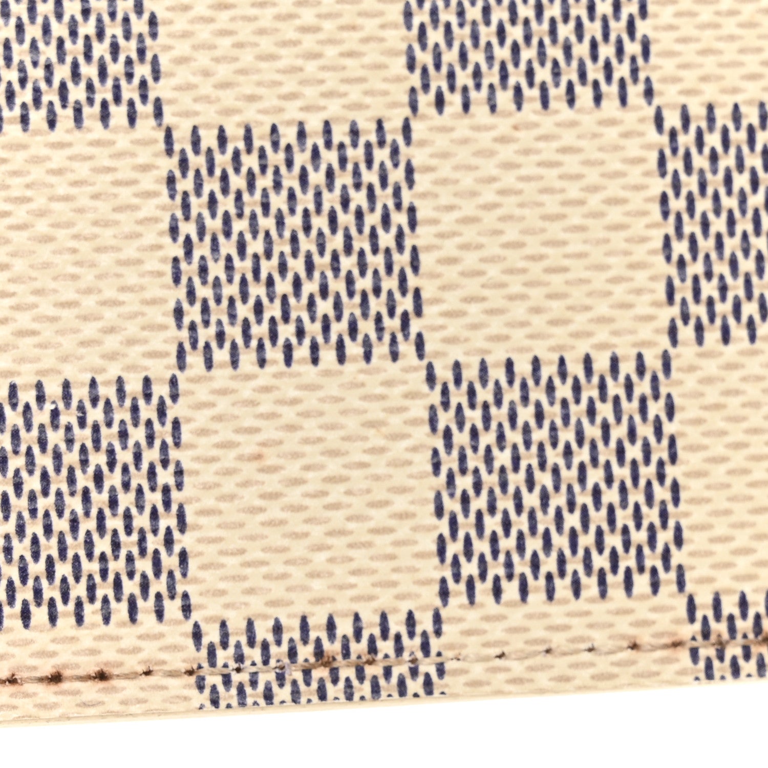 Louis Vuitton Damier Azur Felicie Chain Wallet Zippered Insert Rose Ballerine 7 of 7