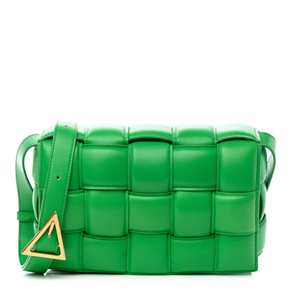 Bottega Veneta Nappa Maxi Intreccio Padded Cassette Crossbody Bag Grass 1 of 10