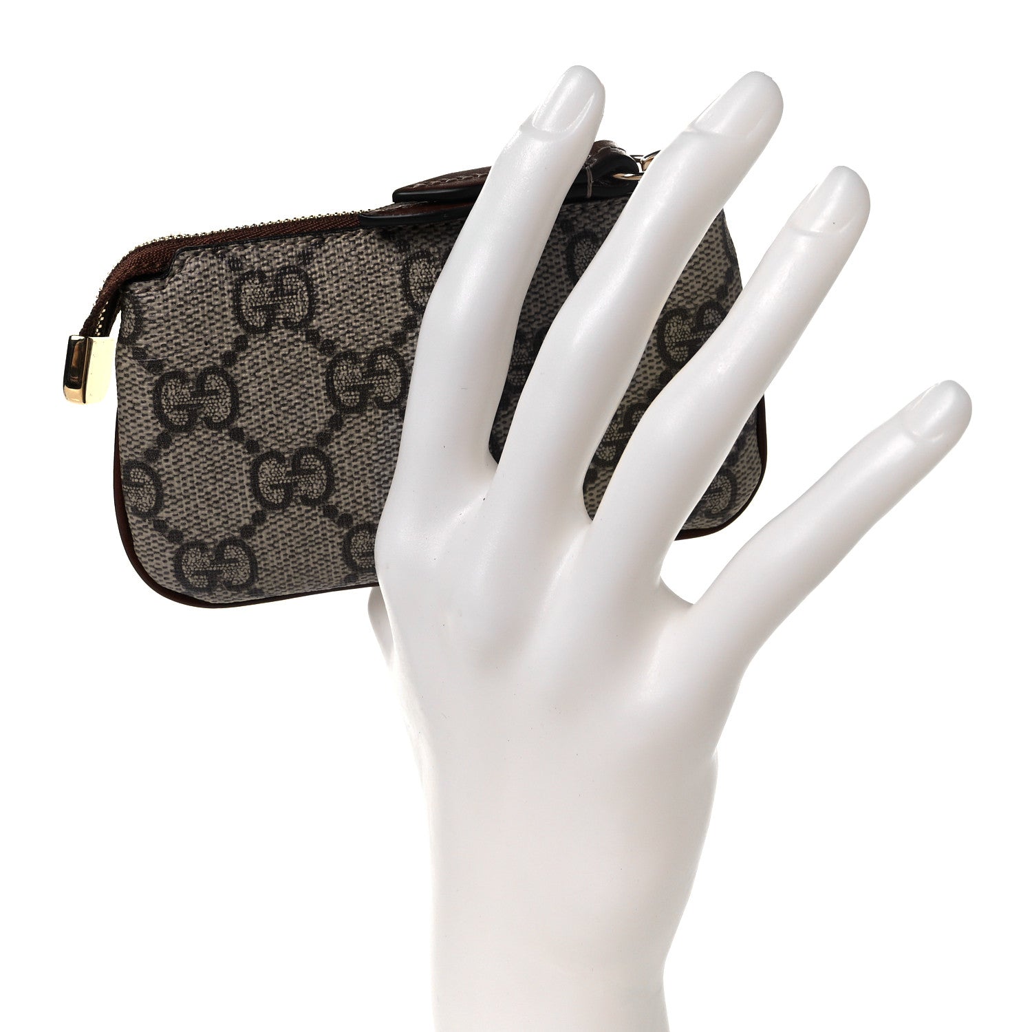 Gucci GG Supreme Monogram Key Case Brown 2 of 10