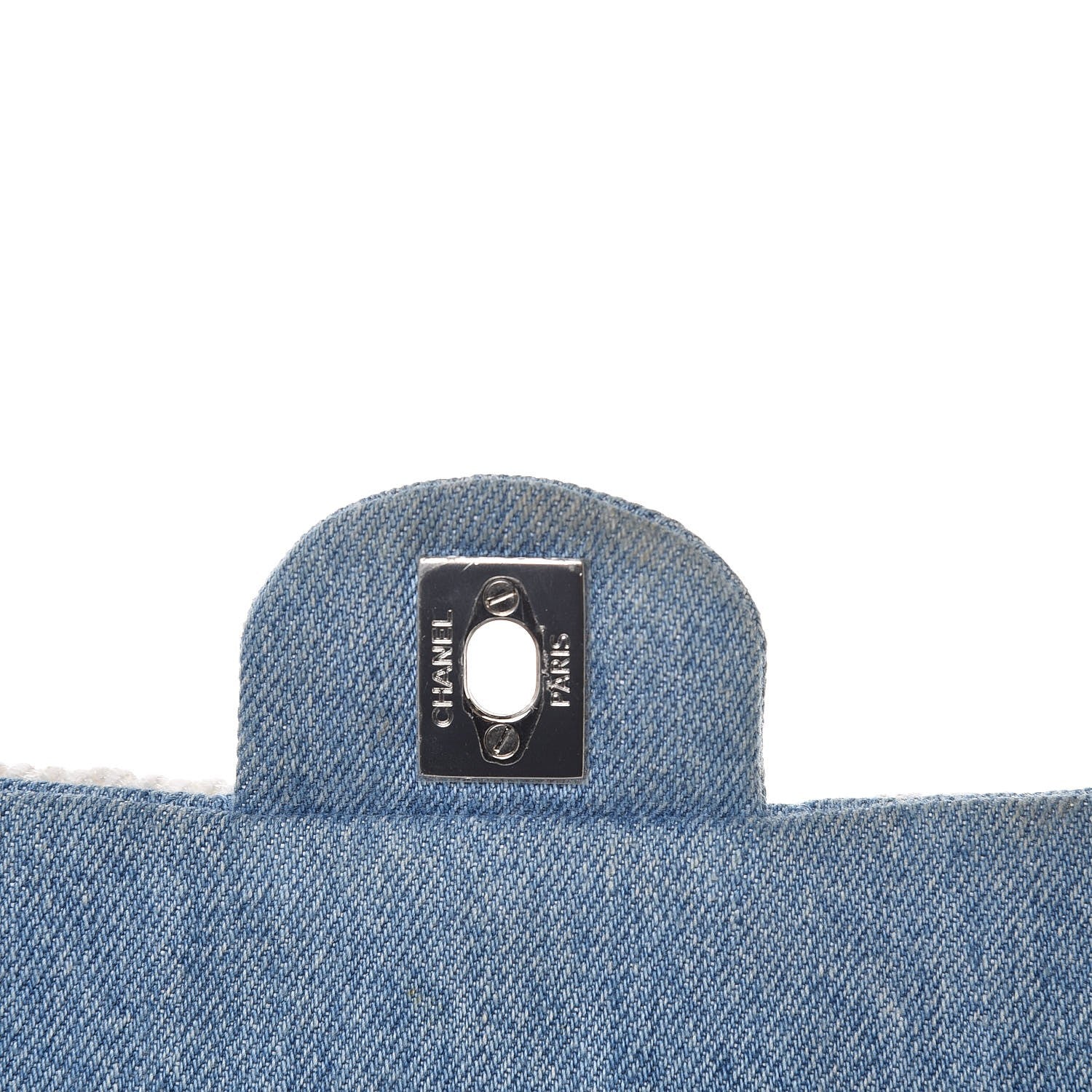 Chanel Denim Braided Medium Flap Bag Light Blue 9 of 14