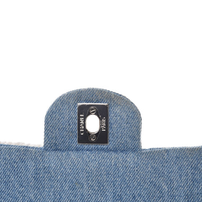 Chanel Denim Braided Medium Flap Bag Light Blue 9 of 14