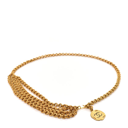 Chanel CC Medallion Chain Belt Gold 1 of 4