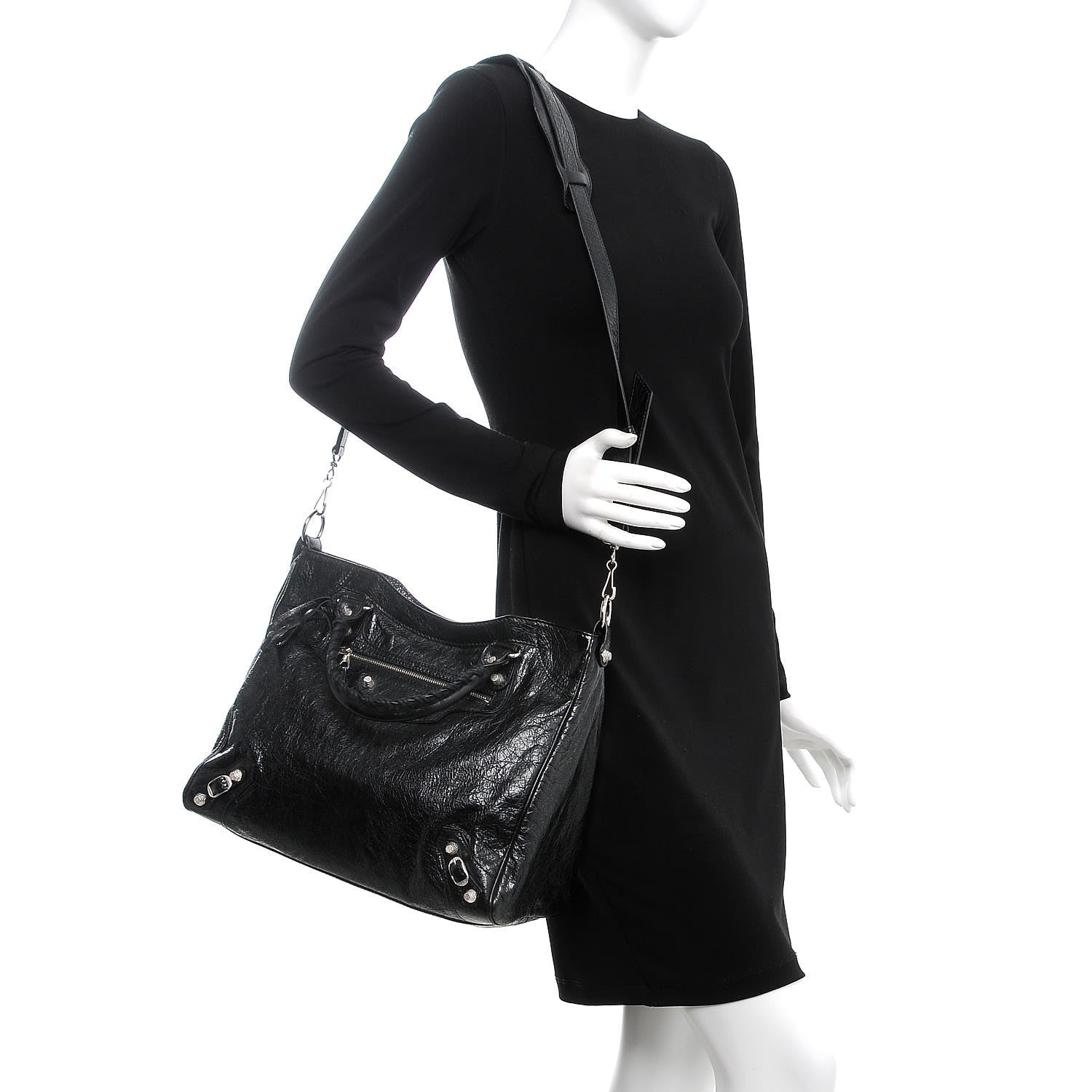 Balenciaga Agneau Giant 12 Silver Hardware Velo Black 3 of 8