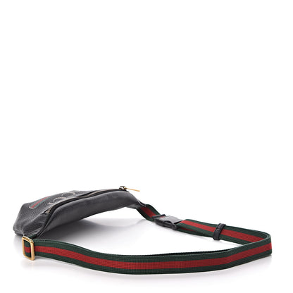 Gucci Grained Calfskin Small Logo Belt Bag Black 3 of 10