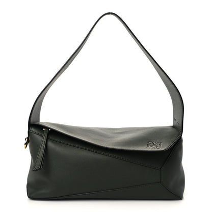 Loewe Calfskin Puzzle Hobo Army Green 1 of 5
