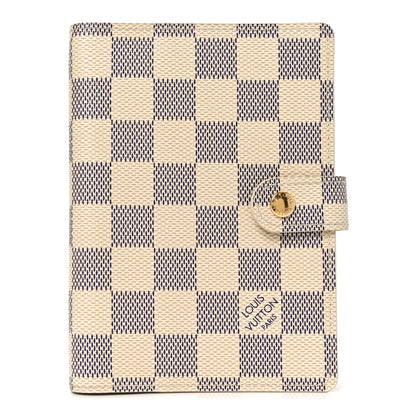 Louis Vuitton Damier Azur Small Ring Agenda Cover 1 of 6