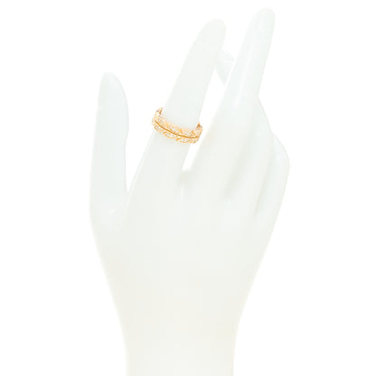 Tiffany 18K Yellow Gold Diamond  Victoria Vine Band Ring 53 6.25 2 of 6