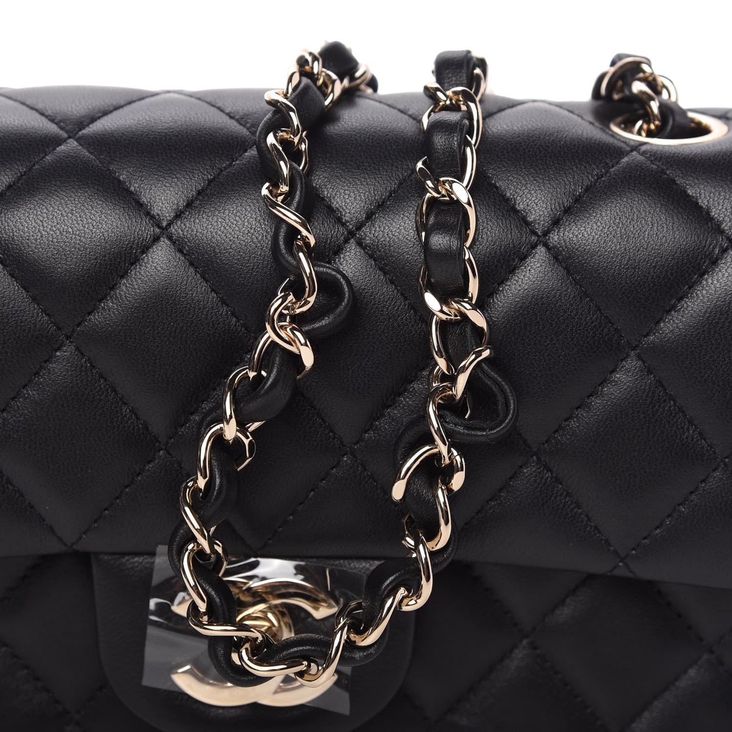 Chanel Lambskin Quilted Mini Rectangular Flap Black 12 of 12