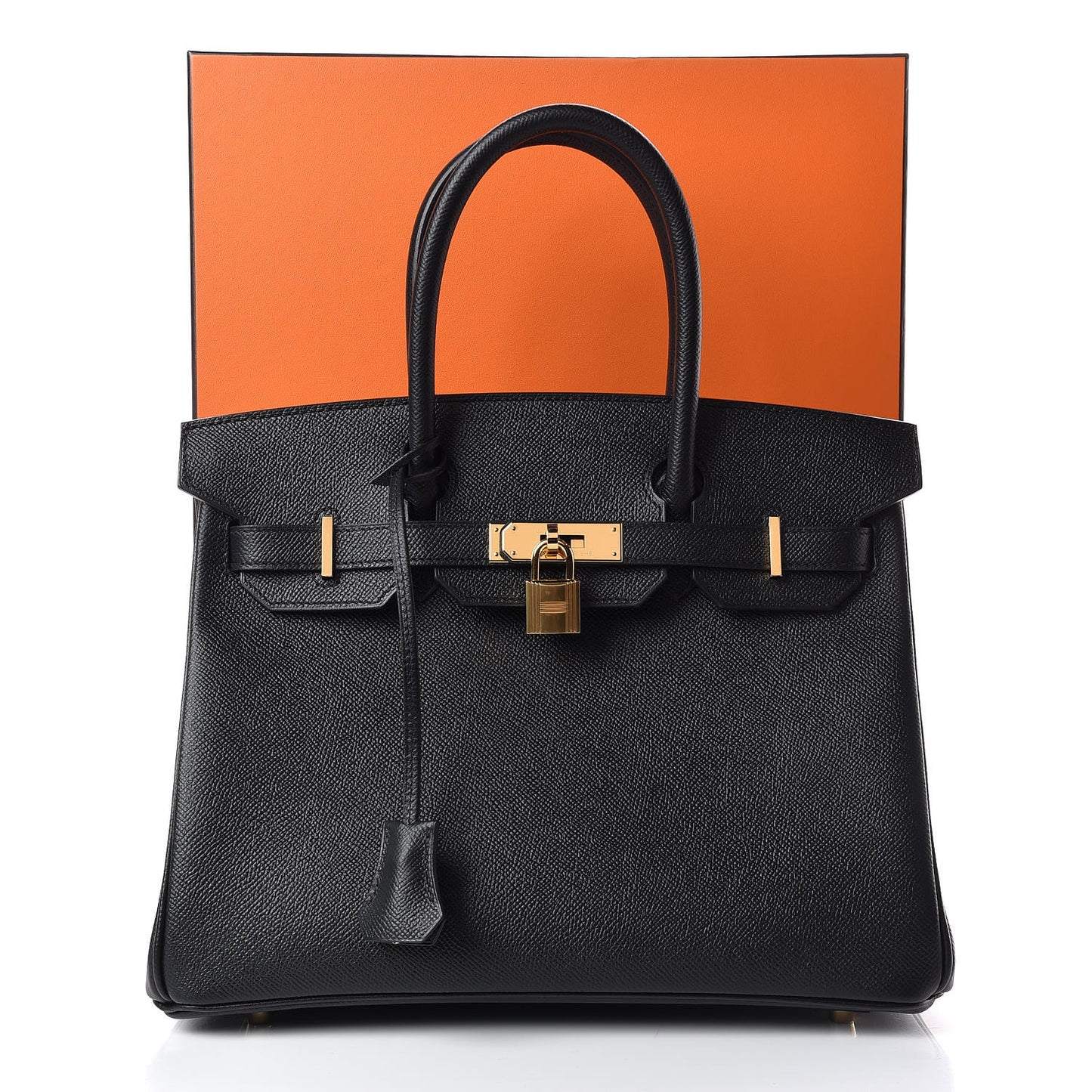 Epsom Birkin 30 Black