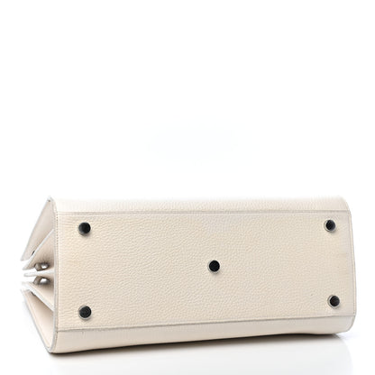 Saint Laurent Grained Calfskin Small Sac De Jour Dove White 3 of 12