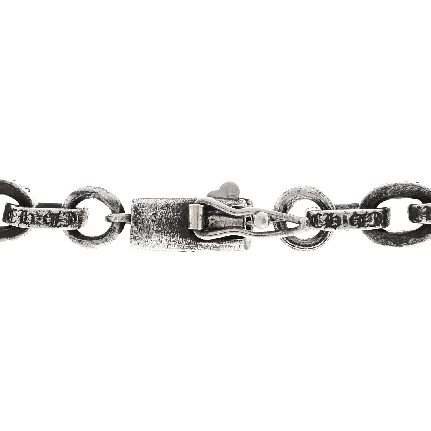 Chrome Hearts Sterling Silver Paper Chain Necklace 4 of 5