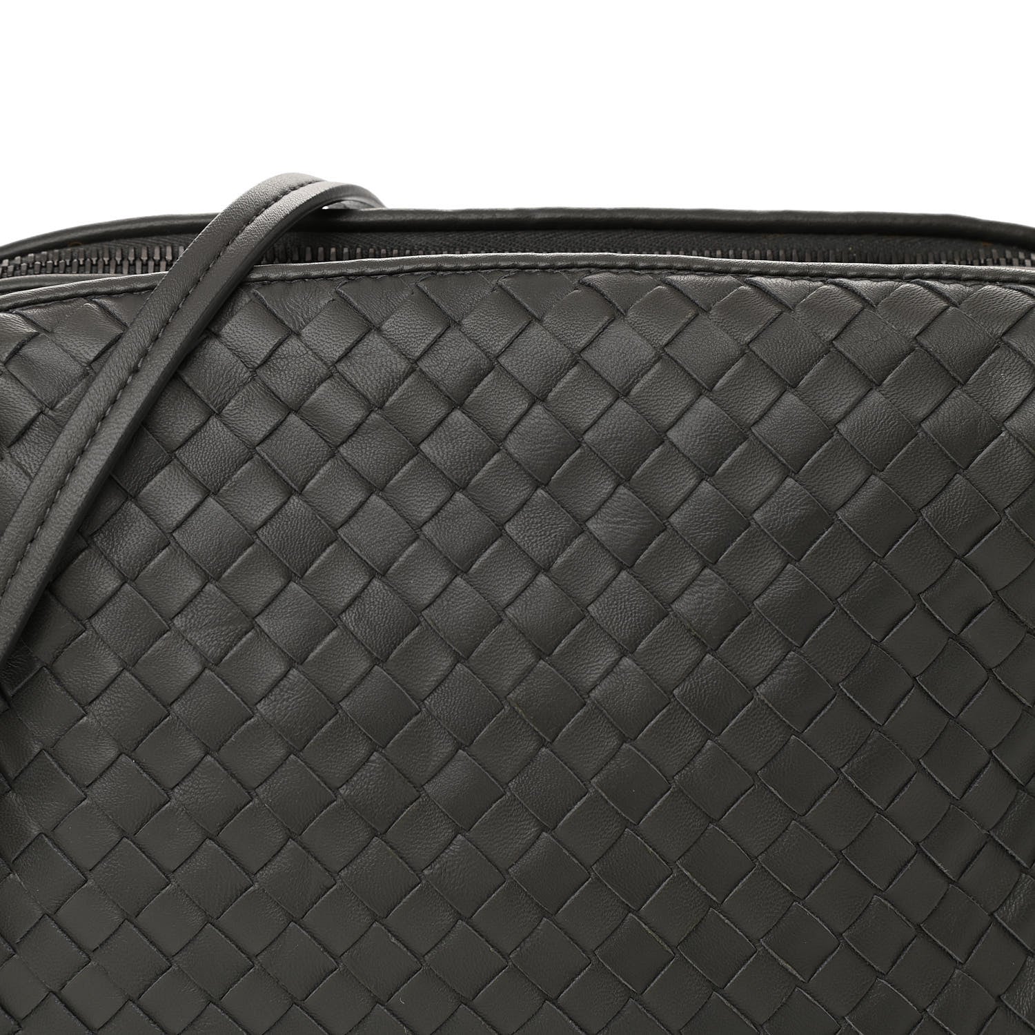 Bottega Veneta Nappa Intrecciato Crossbody Messenger Light Grey 8 of 12