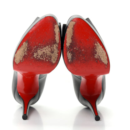 Christian Louboutin Calfskin Palais Royal Trepointe 140 Pumps 39.5 Black 6 of 10