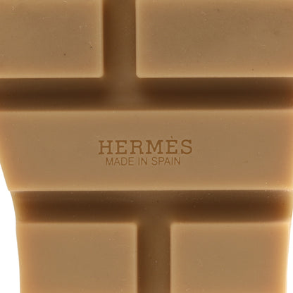 Hermes Calfskin Cork Eze 30 Sandals 39 White 8 of 10