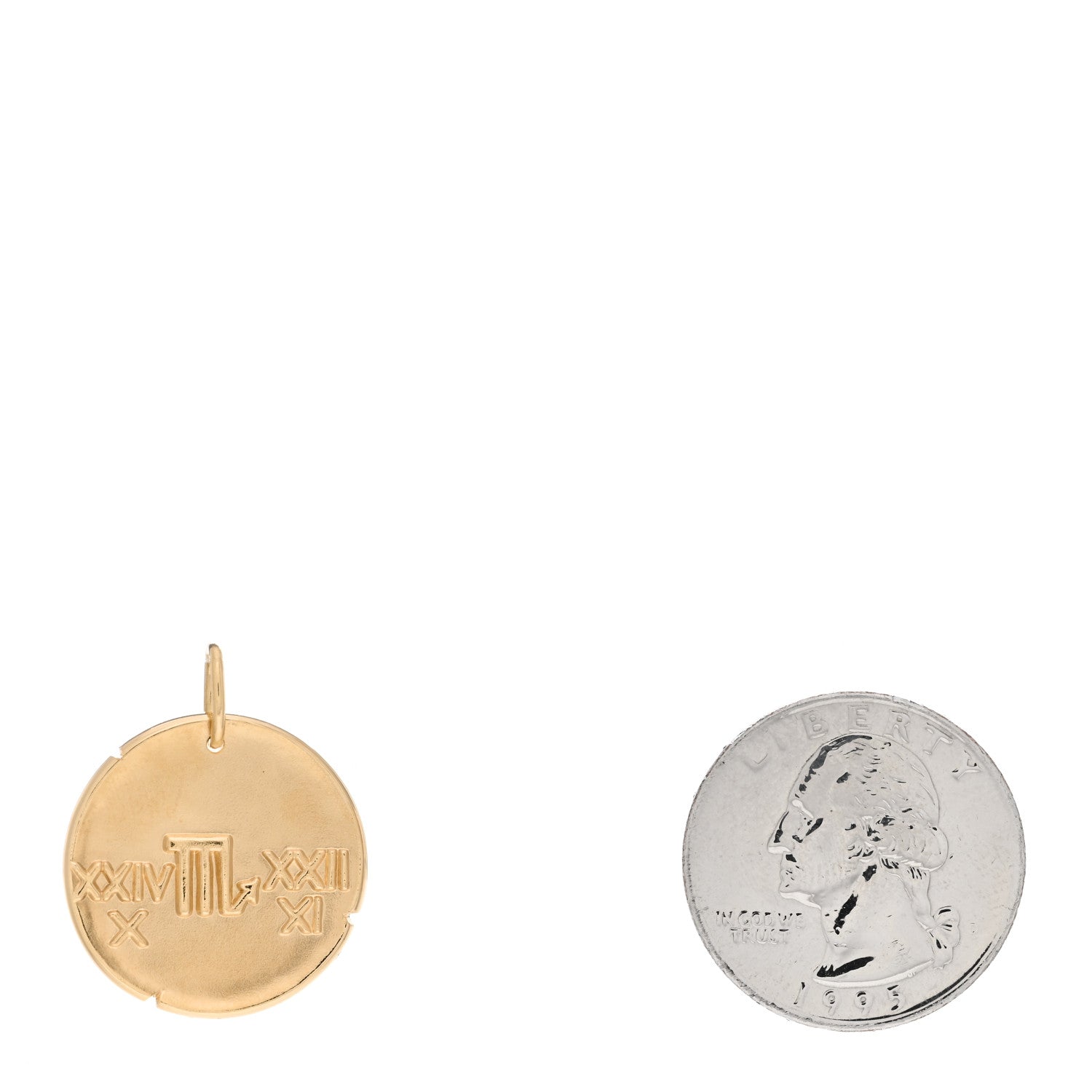 Van Cleef & Arpels 18K Yellow Gold Zodiac Scorpio Pendant 2 of 4