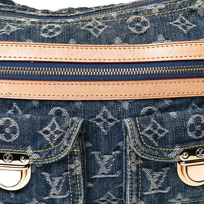 Louis Vuitton Monogram Denim Baggy PM Blue 7 of 12