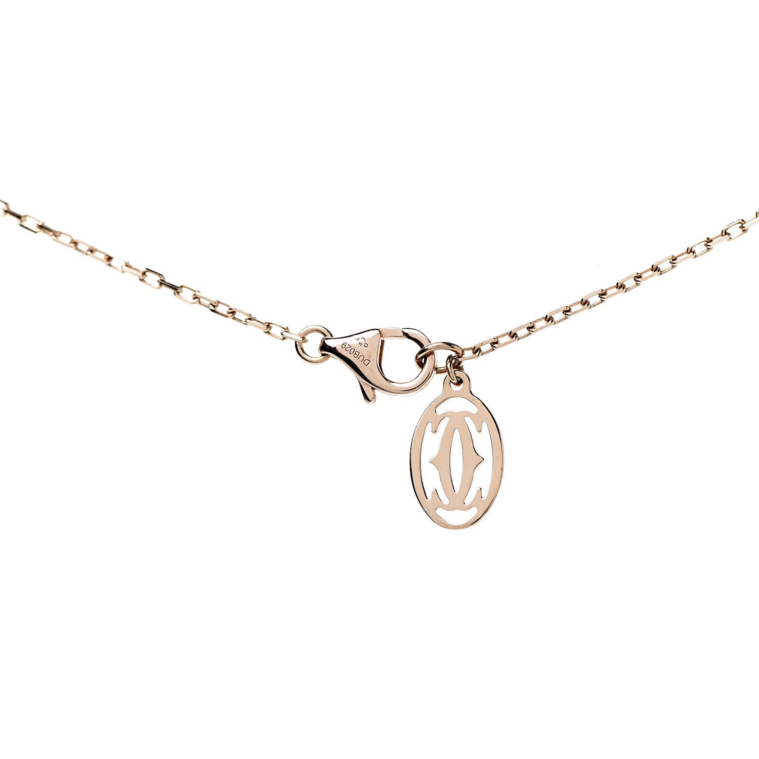 Cartier 18K Pink Gold Diamond SM D'Amour Pendant Necklace 5 of 6