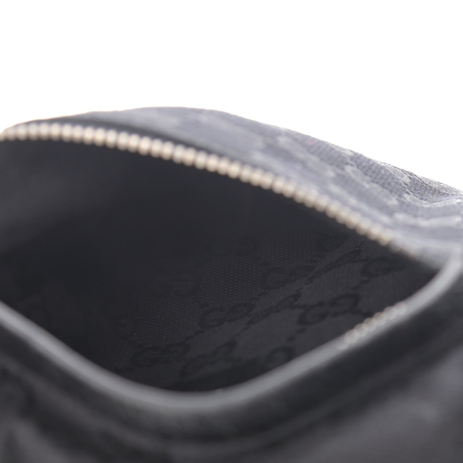 Gucci GG Monogram Web Double Pocket Belt Bag Black 5 of 12