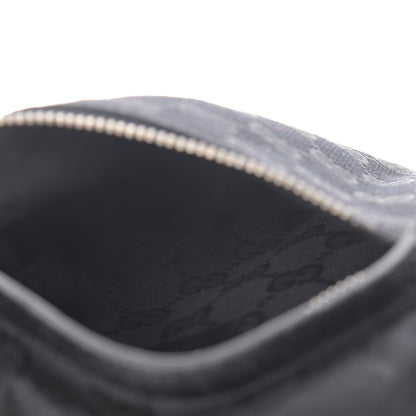 Gucci GG Monogram Web Double Pocket Belt Bag Black 5 of 12