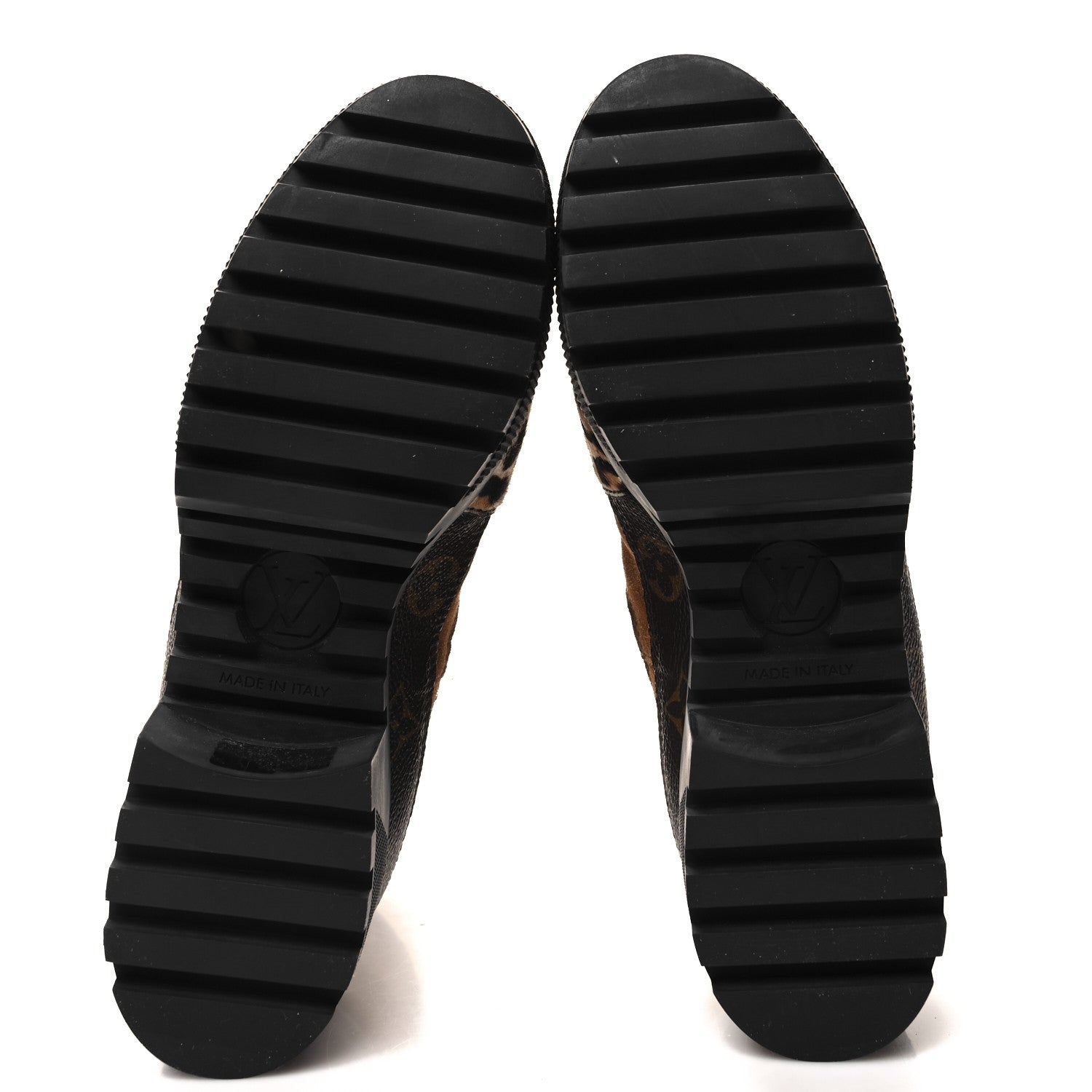 Louis Vuitton Suede Calfskin Monogram Laureate Platform Desert Boots 37.5 Cognac 5 of 8