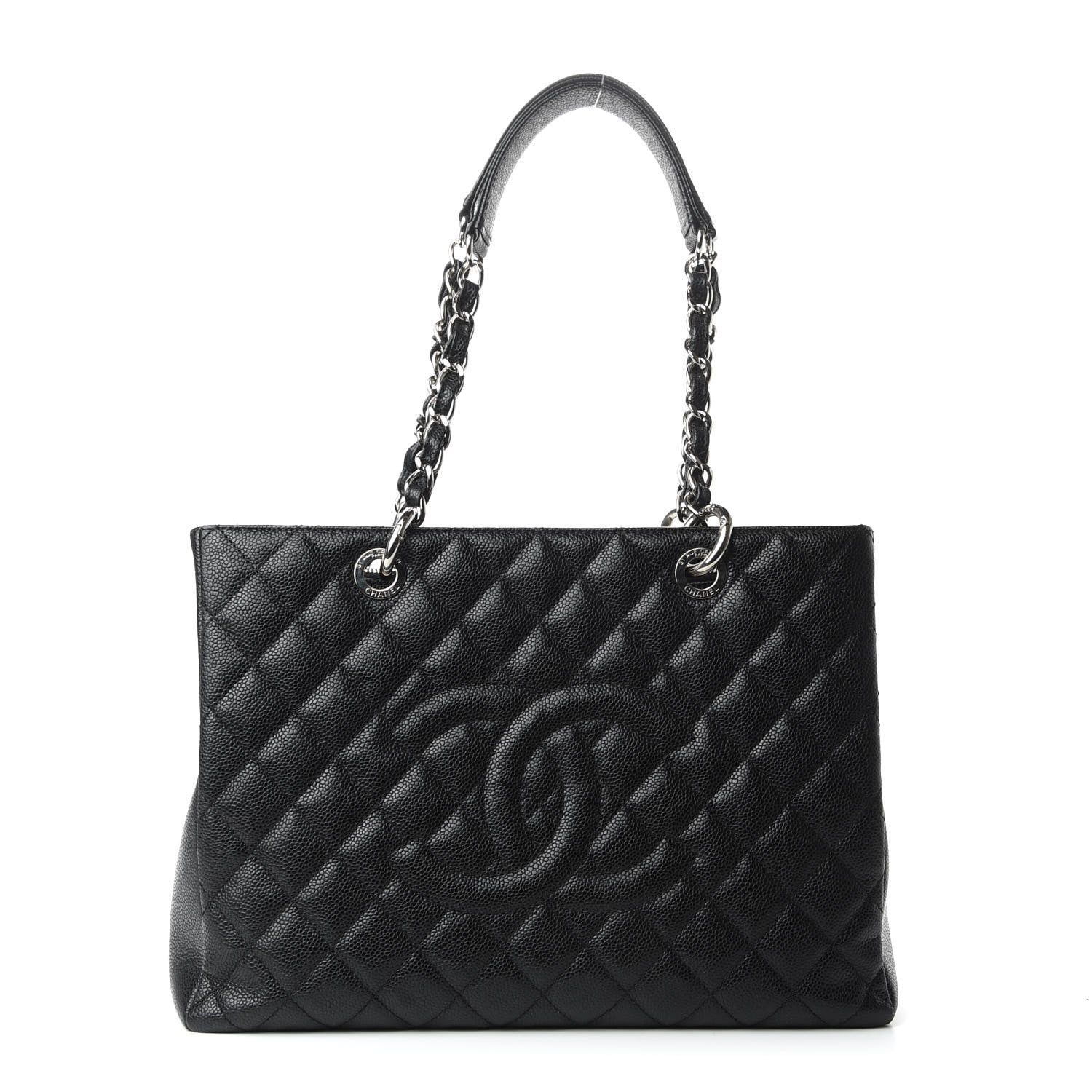 Chanel Caviar Quilted Grand Shopping Tote GST Black 1 of 9