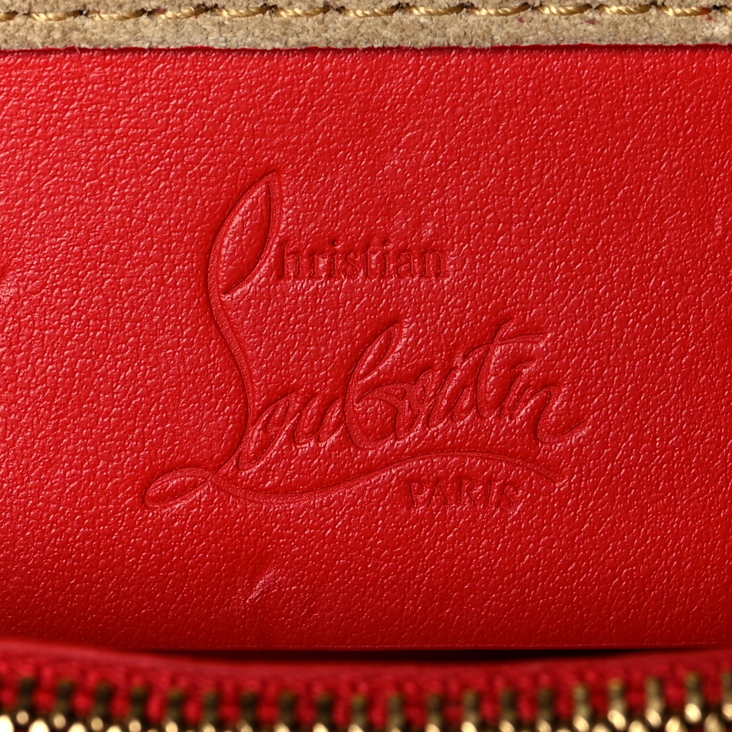 Christian Louboutin Metallic Calfskin Mini Elisa Shoulder Bag Gold 6 of 16