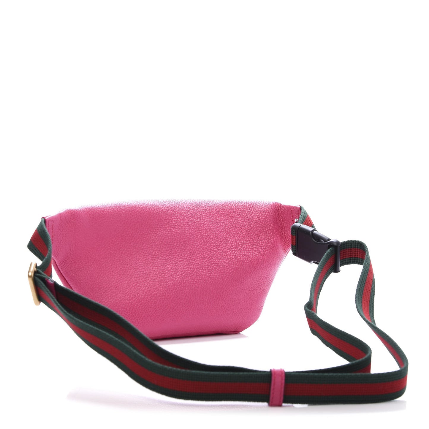Grained Calfskin Small Logo Belt Bag Box Pink Green