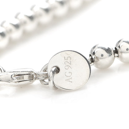 Tiffany Sterling Silver 4mm Bow Bead Bracelet 6 of 6