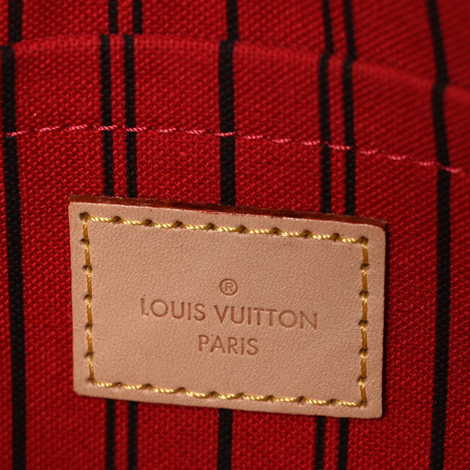 Louis Vuitton Monogram Neverfull MM GM Pochette Cherry 6 of 8
