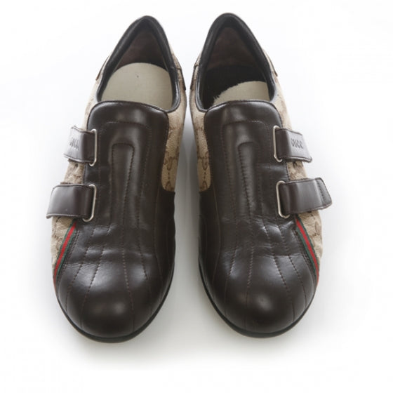 Gucci Monogram Sneakers 4.5 G Ebony 2 of 9