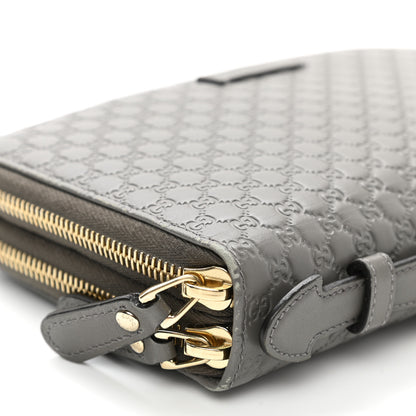 Gucci Microguccissima Zip Around Top Handle Travel Wallet Loess 9 of 13