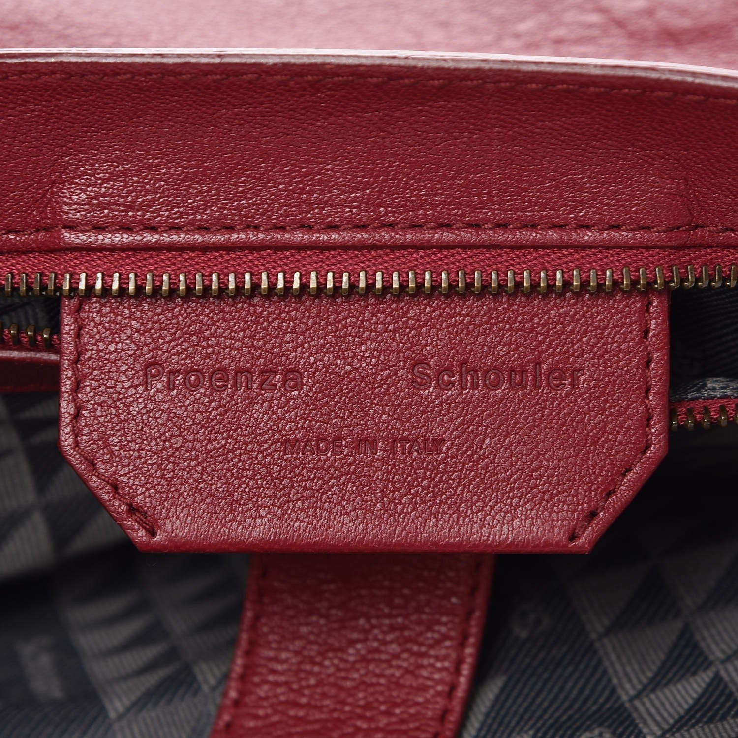 Proenza Schouler Lambskin Medium PS1 Satchel Chianti 7 of 9