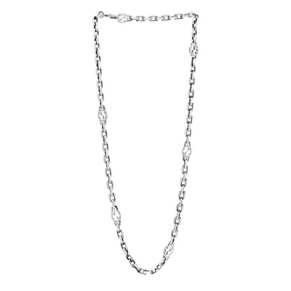Gucci Sterling Silver Interlocking GG Chain Necklace 3 of 6