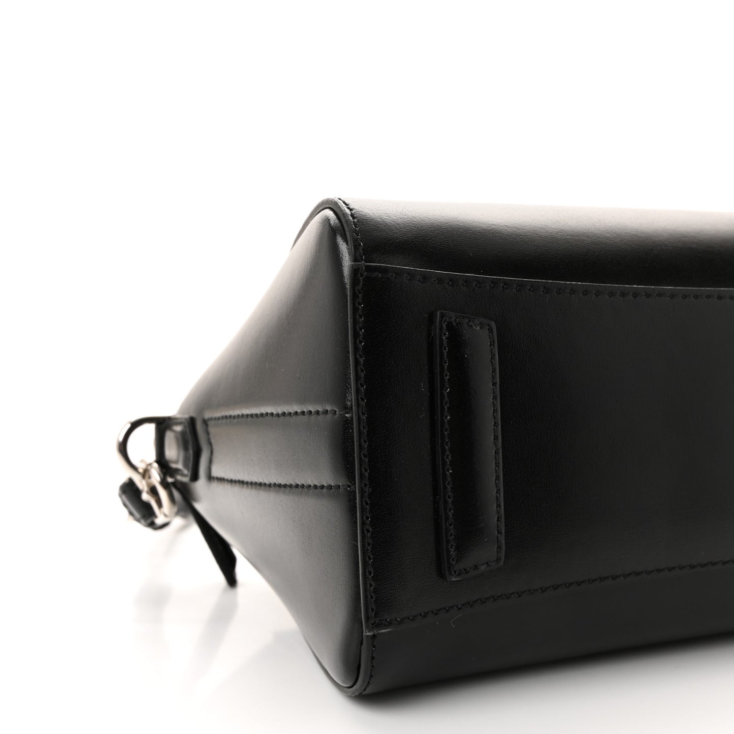 Shiny Lord Calfskin Mini Antigona Black