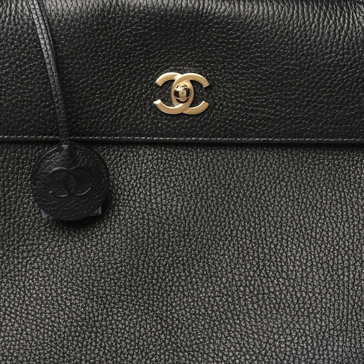 Chanel Grained Calfskin Large Urban Essentials Shopping Bag Black 7 of 10