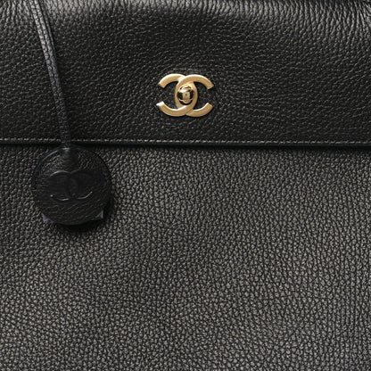 Chanel Grained Calfskin Large Urban Essentials Shopping Bag Black 7 of 10