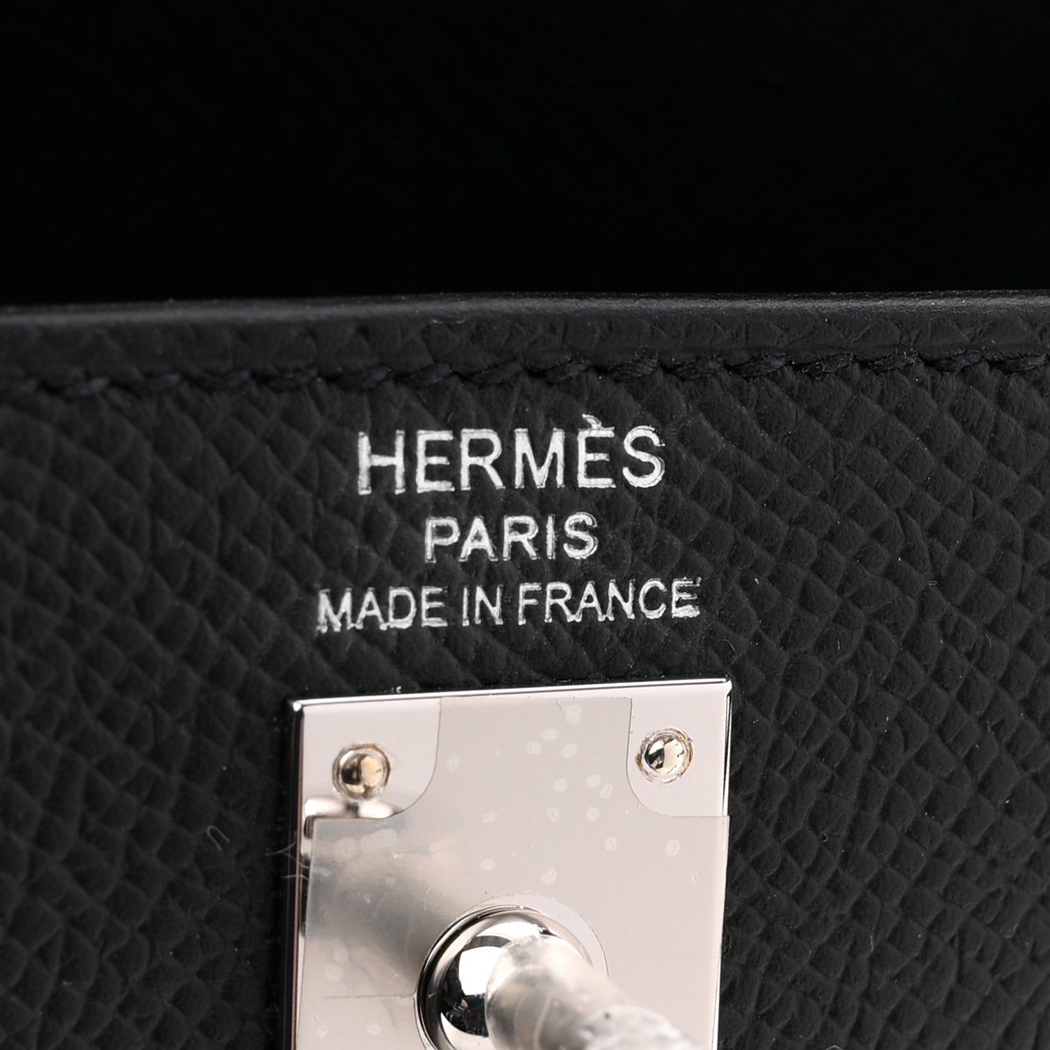 Hermes Epsom Kelly Sellier 25 Black 6 of 12