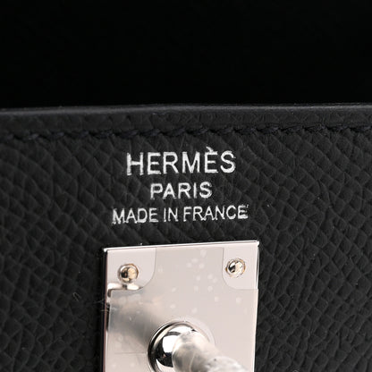 Hermes Epsom Kelly Sellier 25 Black 6 of 12