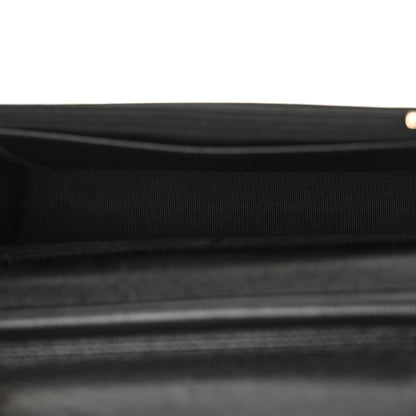 Chanel Caviar Quilted Textured CC Wallet On Chain WOC Black 5 of 11