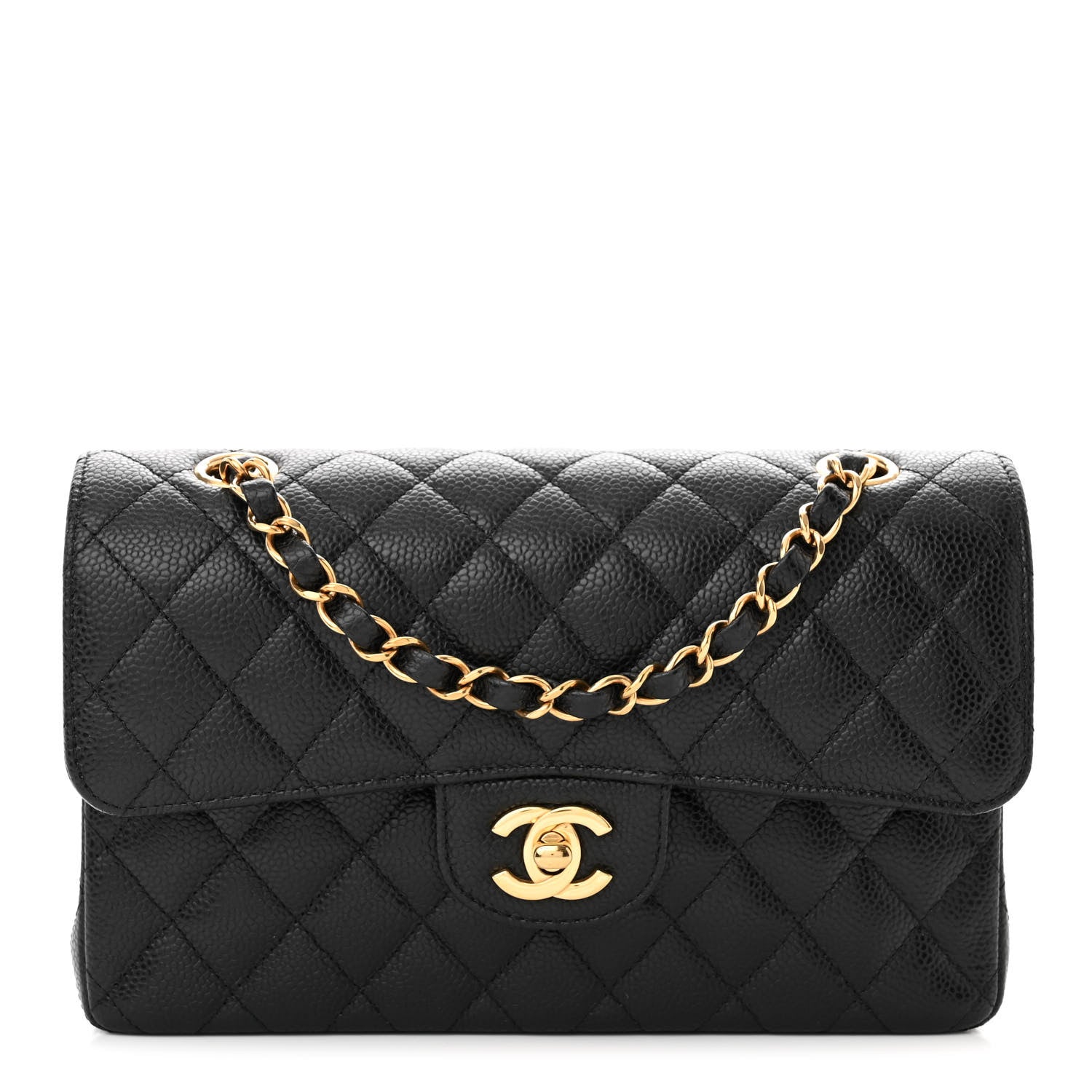 Chanel Caviar Quilted Small Double Flap Black 1 of 11