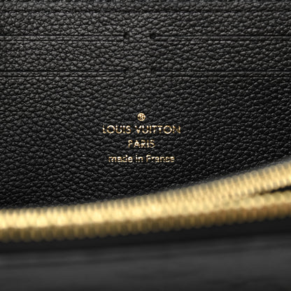 Louis Vuitton Empreinte Clemence Wallet Black 6 of 7