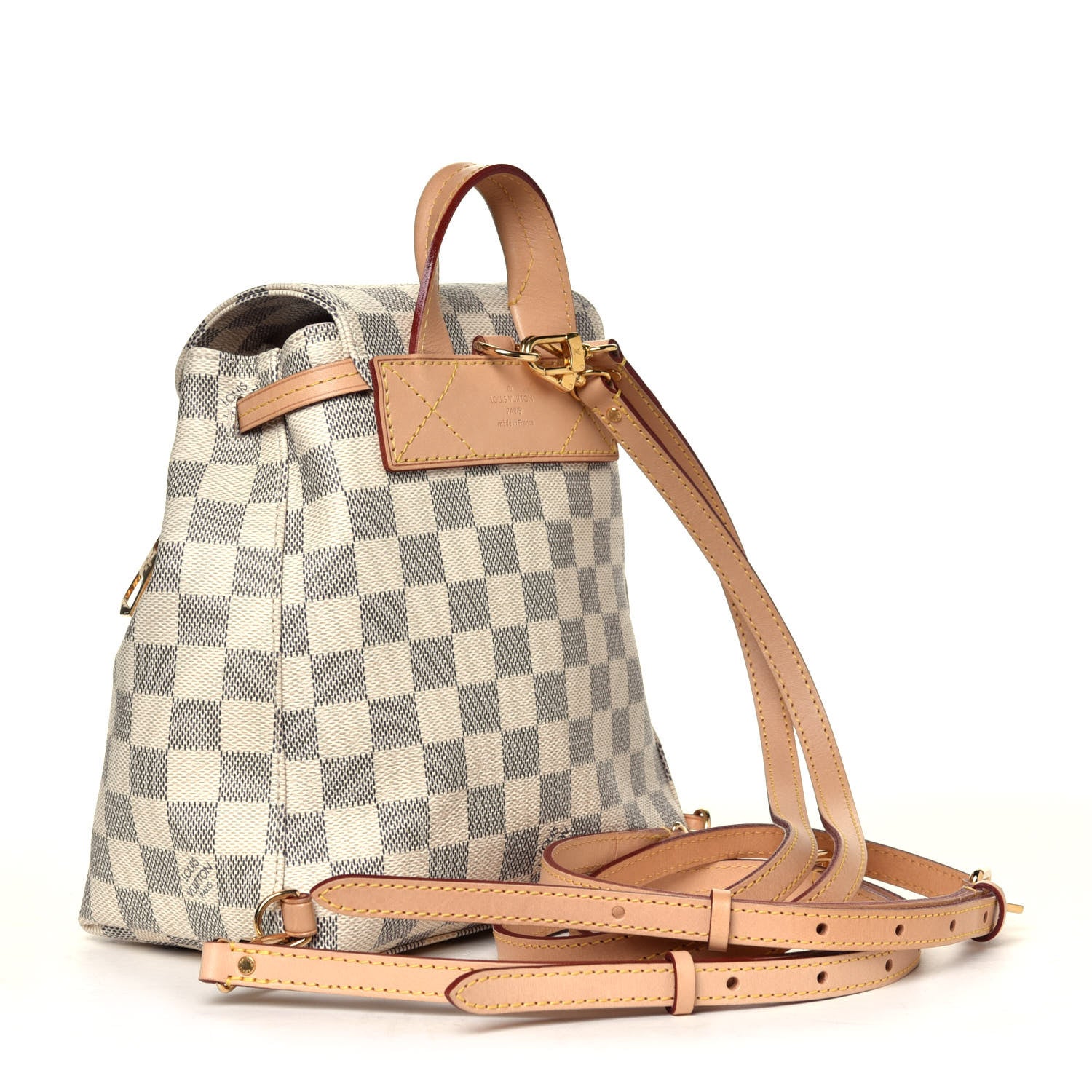 Louis Vuitton Damier Azur Sperone BB Backpack 2 of 4