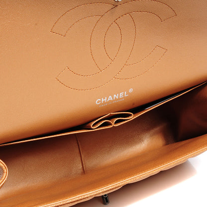 Chanel Metallic Caviar Quilted Jumbo Double Flap Copper 5 of 8