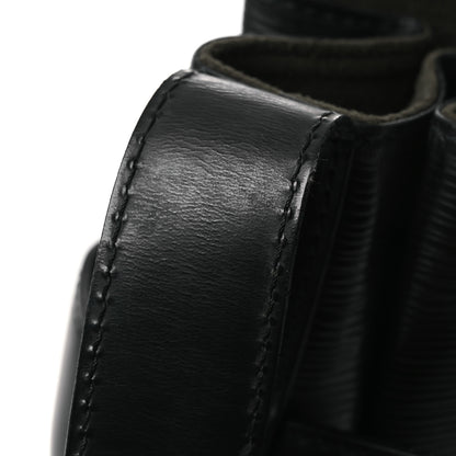 Louis Vuitton Epi Sac D'epaule Black 10 of 12