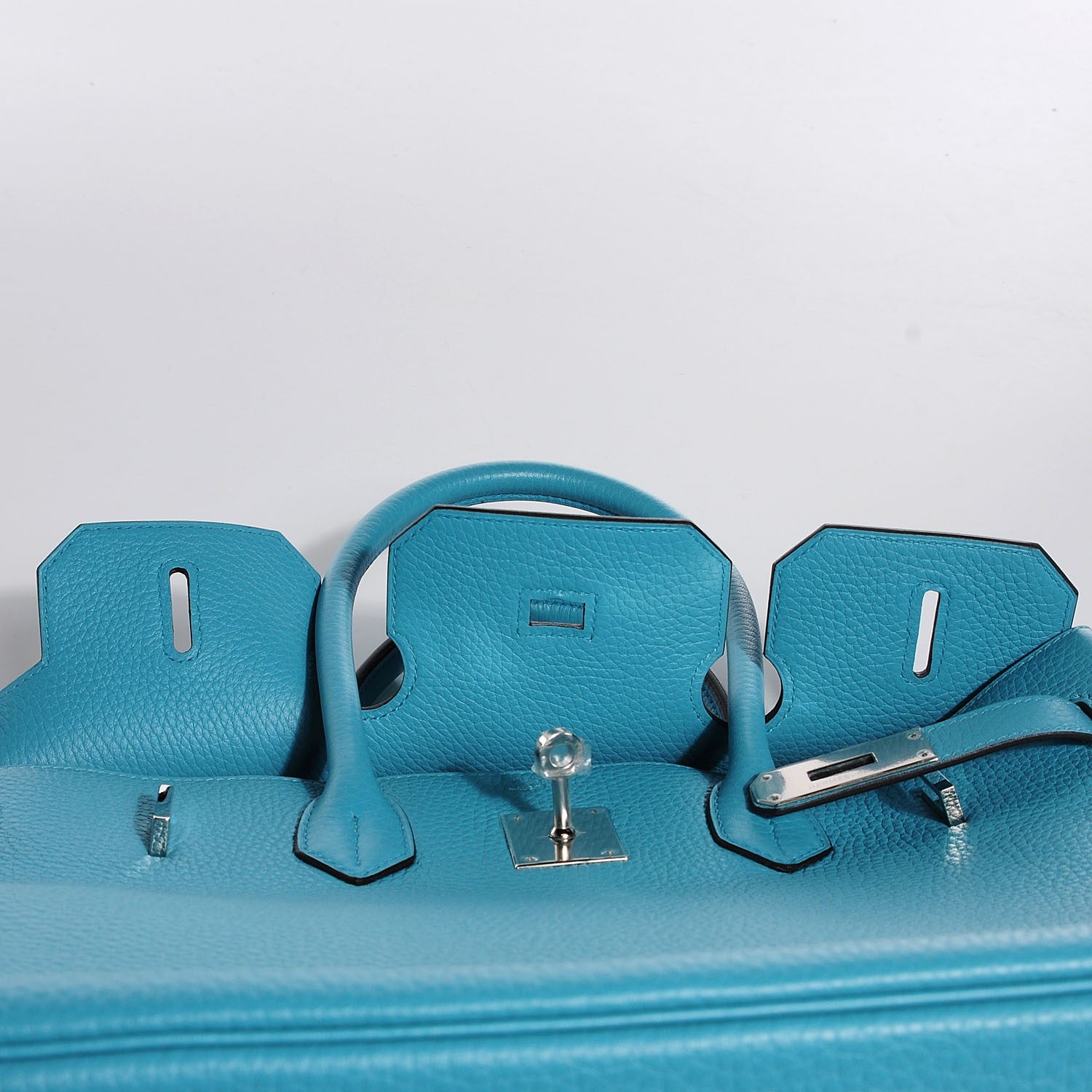 Hermes Togo Birkin 35 Bleu Saint Cyr 25 of 26