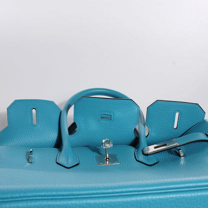 Hermes Togo Birkin 35 Bleu Saint Cyr 25 of 26