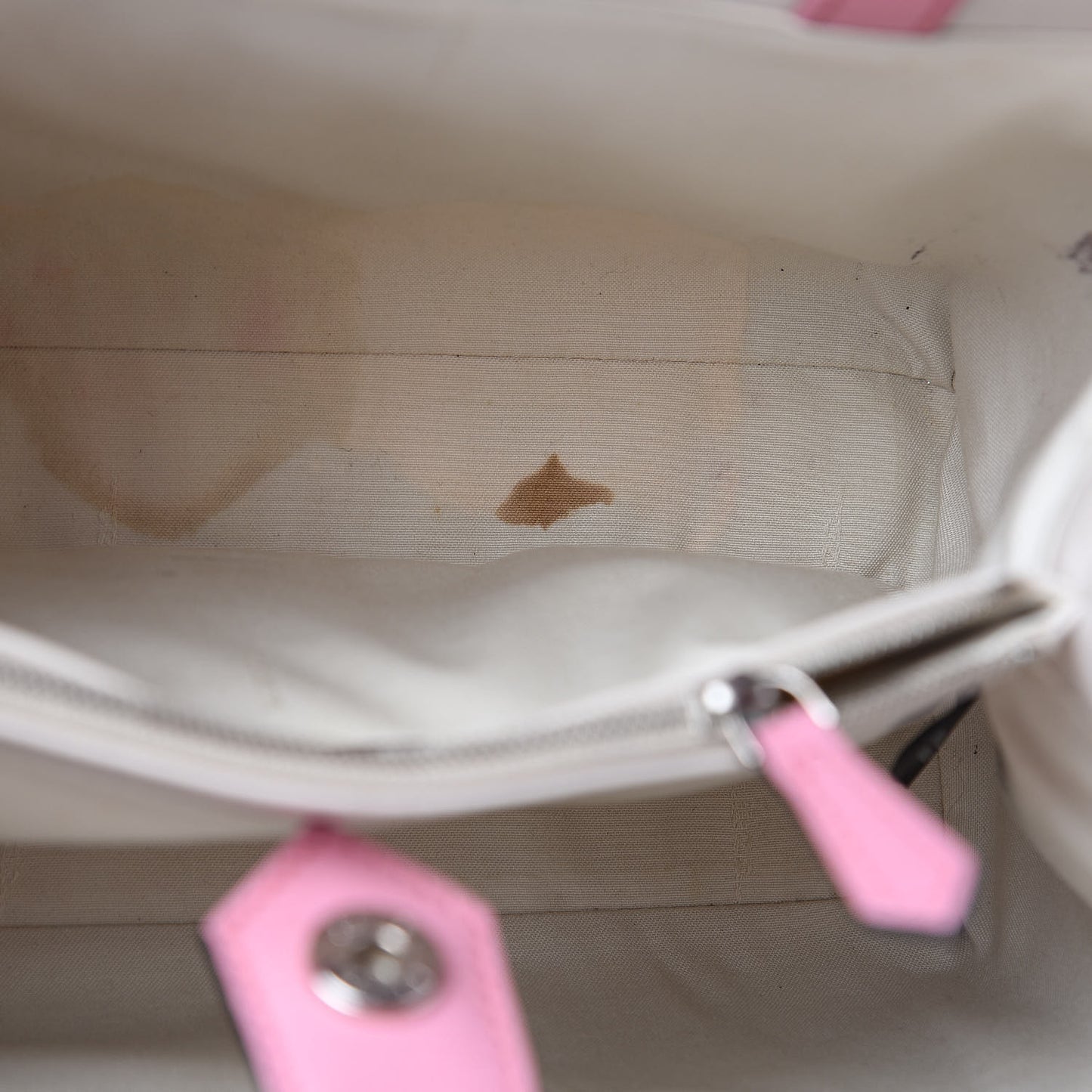 Vitello Elite Flamingo Mink Monster Charm Petite 2Jours Tote Pink Multicolor